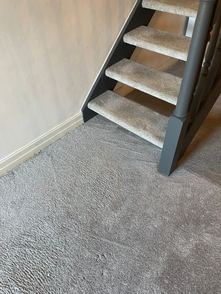 Stair carpet cleaning by Merlin's Carpet Cleaning