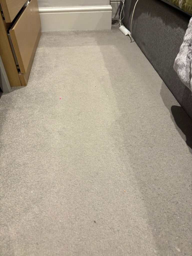 Carpet cleaning before and after by Merlin's Carpet Cleaning