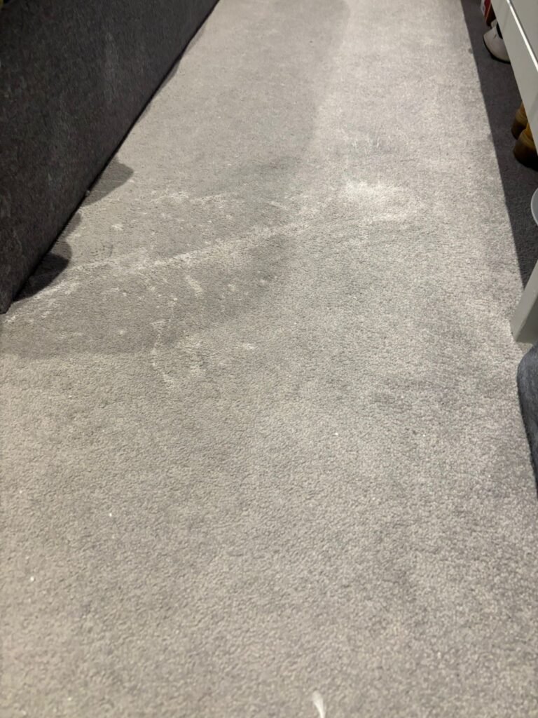 Carpet cleaning before and after